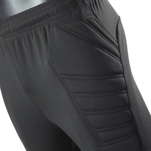 Vista 4 de Yeahdor Pantalones cortos de compresión acolchados para jóvenes, pantalones cortos de portero de fútbol, pantalones cortos de portero de fútbol