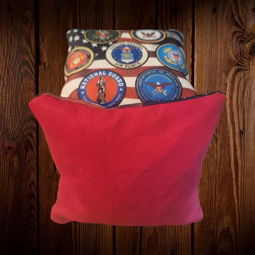 Vista 2 de Thin Green Line Cornhole Bags (8 bags) Military