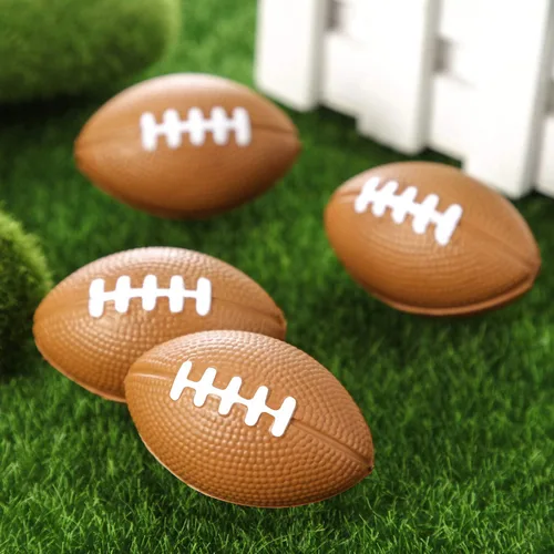 Vista 4 de Blulu Paquete de 80 mini pelotas de fútbol a granel de 2.17 pulgadas para niños y adultos, bolas de fútbol de espuma para apretar, para cumpleaños