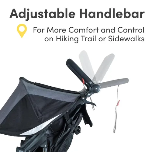 Vista 6 de BOB Gear Revolution Flex 3.0 Duallie - Cochecito para correr Negro grafito