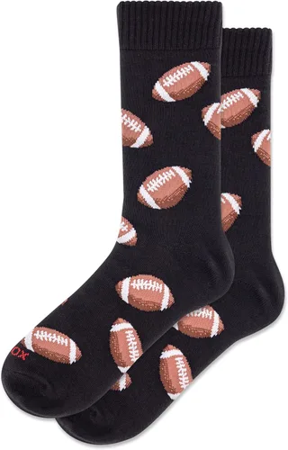 Vista 23 de Hot Sox Calcetines deportivos y atléticos divertidos para hombre, paquete de 1 par, regalos de moda novedosos y divertidos Por encima del par