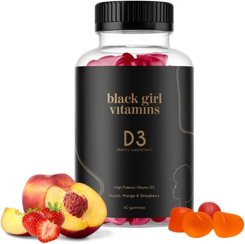 Vista 3 de Black Girl Vitamins Paquete de belleza – Péptidos de colágeno hidrolizados (16 onzas), gomitas de biotina para el cabello y la piel de las uñas
