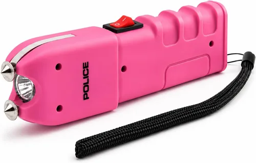 Vista 3 de POLICE Pistola aturdidora para autodefensa 928 - Recargable de alto voltaje con linterna LED, compacta y resistente, seguridad personal
