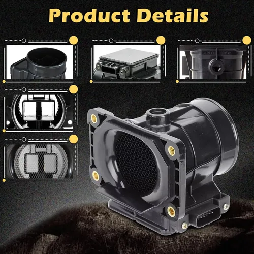 Vista 6 de Sensor de Flujo de Aire Masivo MAF 2.4L 3.0L compatible con Chrysler 2001-2005 Sebring - para Dodge 2001-2005 Stratus - 2000-2005 Eclipse