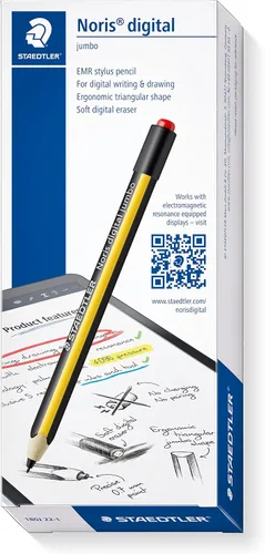 Vista 3 de STAEDTLER Noris Digital Jumbo 180J 22 EMR Stylus Bundle con puntas de repuesto y pinzas