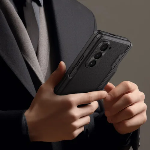 Vista 8 de SaharaCase - Serie Grip con función atril y lápiz capacitivo, funda compatible con Samsung Galaxy Z Fold5 (2023) [parachoques a prueba de golpes]