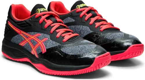 Vista 2 de ASICS Zapatos de voleibol Netburner Ballistic FlyteFoam para mujer, Blanco