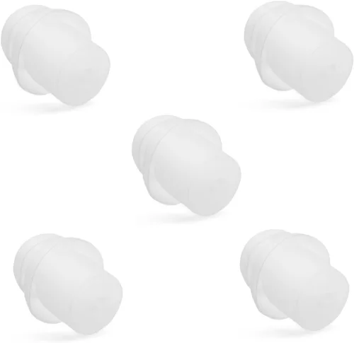 Vista 7 de HYS Auriculares ocultos de silicona suave y cómodos para radio, walkie talkie, insertos internos para oídos, orejeras, auriculares, auriculares