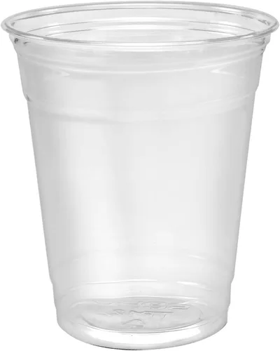 Vista 2 de SOLO Cup 100 Piece Company - Vasos de plástico para fiestas, transparentes, 12 onzas (TP12-100)