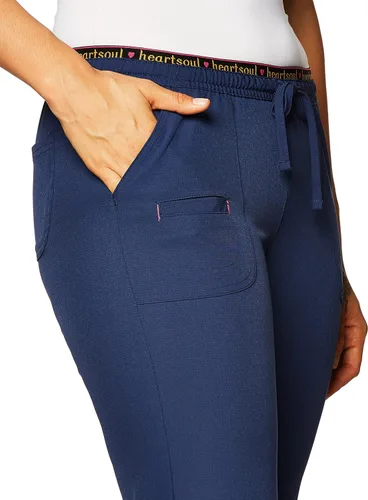 Vista 3 de HeartSoul Break on Through Heart Breaker Pantalón de tiro bajo con cordón para mujer