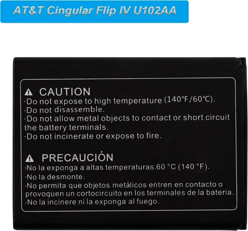 Vista 3 de Batería de repuesto TL14H504357W compatible con AT&T Cingular Flip IV U102AA
