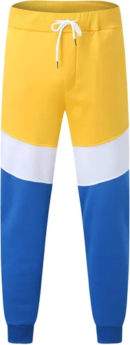 Vista 3 de LCMTWX Traje deportivo de 2 piezas para hombre, color sólido, con cremallera, suéter, pantalones, traje deportivo, casual, sudadera con capucha