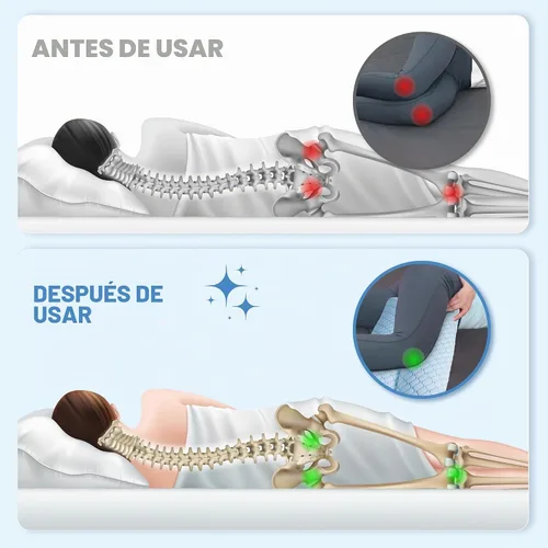 Vista 6 de puredown® Almohada de rodilla para dormir de lado, almohada de elevación de piernas para dormir de lado, almohada entre las piernas para alinear