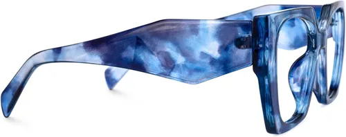 Vista 4 de Zeelool Marco de gafas geométricas vintage para mujer con lente transparente sin receta Fecli ZJGP909372