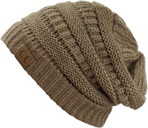 Vista 603 de C.C Trendy Warm Chunky Soft Stretch Cable Knit Beanie