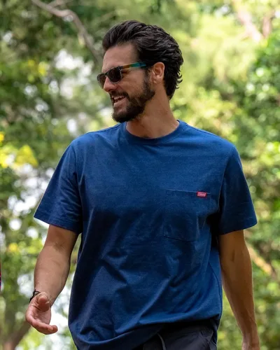 Vista 8 de Coleman Camisetas de algodón de manga corta para hombre con rendimiento de trabajo, multicolor, paquete de 3 unidades, M