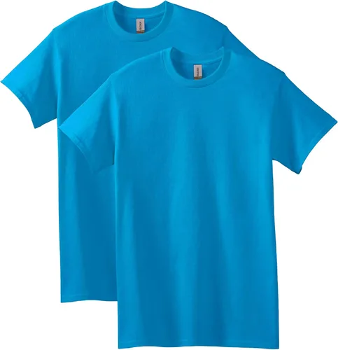 Vista 24 de Gildan Camiseta de algodón pesado para adultos, estilo G5000, paquete múltiple Gris ceniza (paquete de 2)