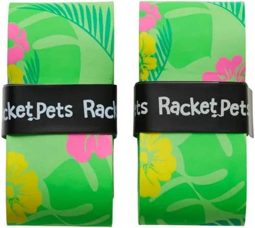 Vista 6 de Racket Pets Raqueta de tenis para niños, cinta antideslizante de agarre de tenis con estampado animal para raquetas juveniles, divertido agarre