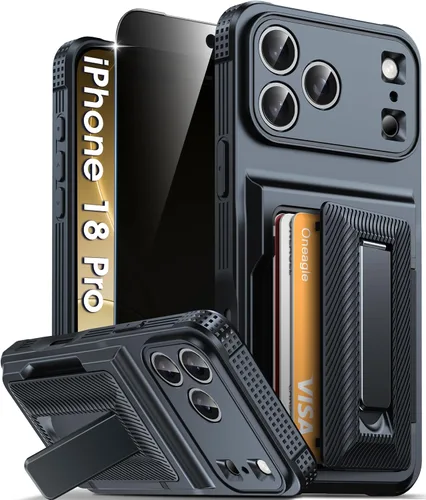 Vista 17 de Oneagle Funda tipo cartera para iPhone 17 Pro Max con tarjetero