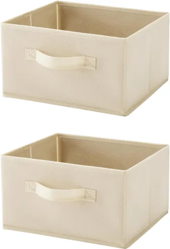 Vista 24 de MAX Houser Organizador colgante de armario de 6 niveles, estante colgante de tela con 2 ganchos resistentes para almacenamiento, plegable (beige)