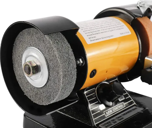 Vista 6 de Pulidora multiusos de 3 pulgadas con eje flexible de 31 pulgadas de largo y accesorios, marcación de velocidad variable 0-10000 RPM, motor
