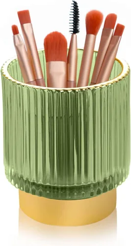 Vista 10 de WHJY Soporte para brochas de maquillaje, organizador de lápiz labial, organizador de cosméticos, 3 pulgadas, organizador de brillo de labios