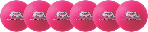 Vista 10 de Champion Sports® Rhino Skin® Juego de pelotas de eva de bajo rebote y unidades individuales para patio de juegos, educación física, patio trasero