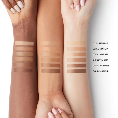 Vista 4 de Laura Mercier Tinted Moisturizer Bronzer: Long Lasting Sheer Cream Bronzer, Weightless, Buildable Coverage, 12 HR Hydrating Wear, Non-Comedogenic, 6