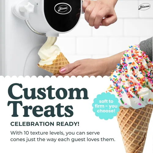 Vista 4 de Máquina de helado suave de 1.25 cuartos de galón Máquina de helado de encimera sin precongelación para el hogar Compresor integrado Dureza