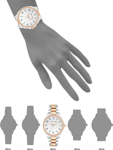 Vista 3 de Anne Klein Reloj pulsera fácil de leer para mujer