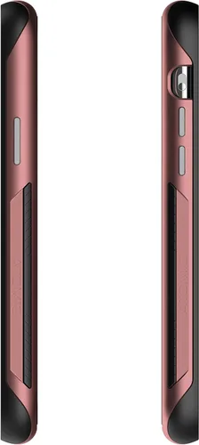 Vista 4 de Ghostek ATOMIC - Fundas delgadas y transparentes para iPhone 11 Pro para mujer, fundas protectoras de color rosa, protección a prueba de golpes