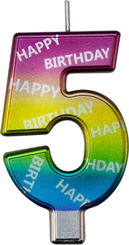 Vista 245 de DERVENTA Vela Grande de Cumpleaños Número 3D Verde Luminoso de 3.7 Pulgadas Celebración de Fiesta Aniversario Decoración Adorno para Pastel 1 Pieza