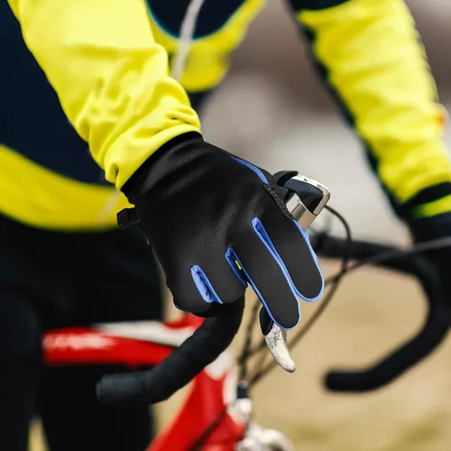 Vista 8 de Sukeen Guantes de invierno para hombre y mujer, guantes antideslizantes para pantalla táctil, guantes cálidos para correr, conducir, ciclismo