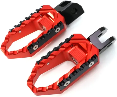 Vista 21 de MC MOTOPARTS Negro CNC 25mm Alargador de Riser Ajustable para Pedales de Pie Touring Delanteros Compatibles con NC 700 S/X 12-16 NC750X NC750S 16-19