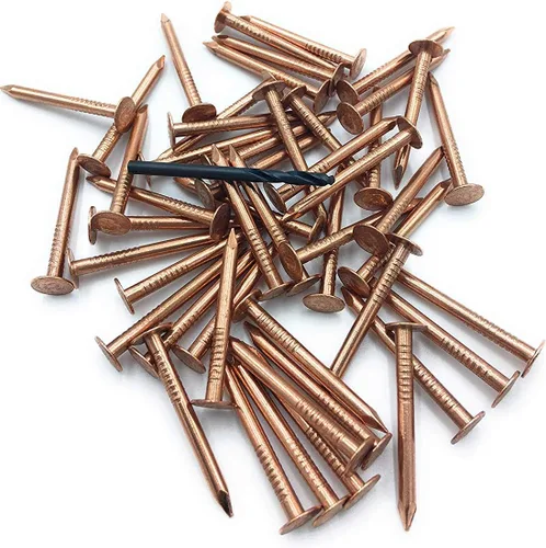 Vista 3 de EAGLE 1 Clavos de cobre con broca de eneldo inicial de 1/8 pulgadas (múltiples cantidades, 1.5 a 3 pulgadas) para techos resistentes a la corrosión