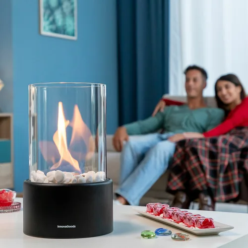 Vista 10 de Chimenea de Mesa de Bioetanol Decorativa Heatfir InnovaGoods