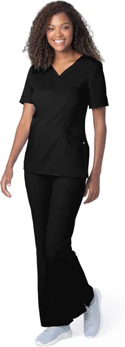 Vista 4 de Landau Camiseta médica estándar para mujer suave elástica para el cuello
