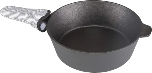 Vista 5 de Stansport juego de hierro fundido Pre-Seasoned, Negro