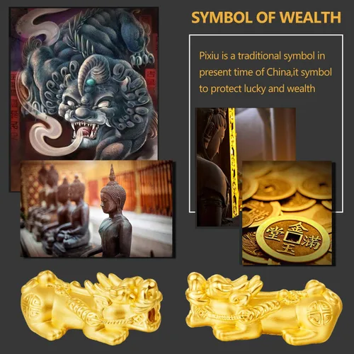 Vista 2 de EIELO Feng Shui Pixiu - Pulseras de buena suerte para hombres y mujeres, piedras preciosas naturales, energía curativa, obsidiana, pi, yao, dragón
