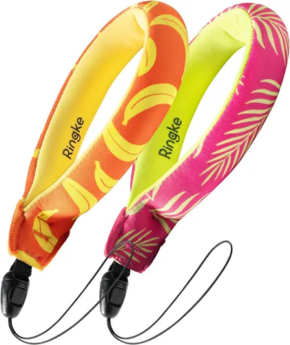 Vista 11 de Ringke Correa de flotador impermeable (paquete de 2), correa flotante, pulsera, agarre de mano, cordón compatible con cámara, teléfono, llave