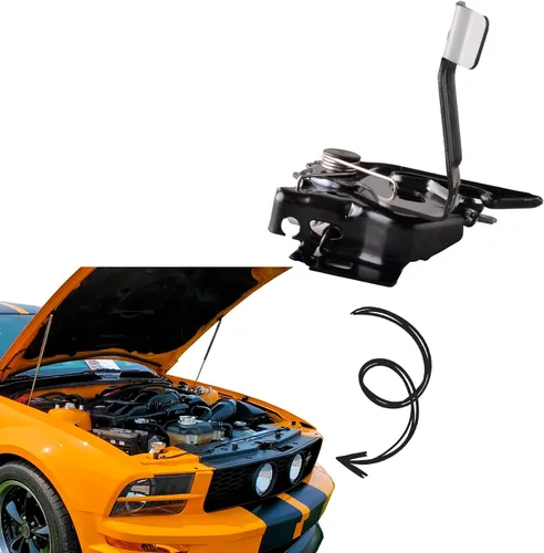 Vista 2 de Pestillo de capó compatible con Ford Mustang 2010-2014 Reemplazo de bloqueo de capó FO1234127 AR3Z16700A