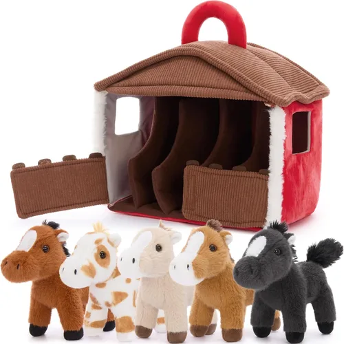 Vista 15 de MorisMos Teddy Bear Stuffed Animal, 13 Inch Bear with Backpack & 2 Babies