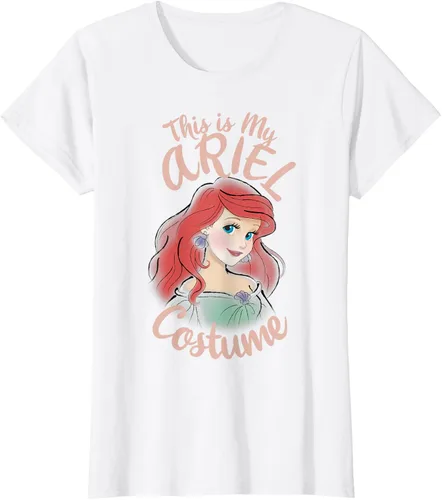 Vista 8 de Disney Camiseta de Halloween de Ariel This Is My Costume de La Sirenita, Blanco