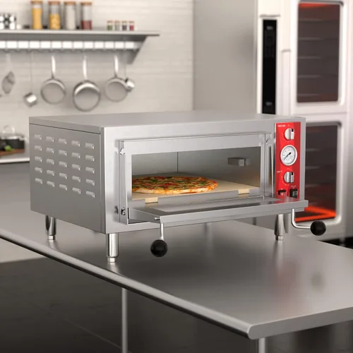 Vista 3 de KPO-18-S Horno de pizza/panadería de una sola cubierta - 1700 W, 120 V