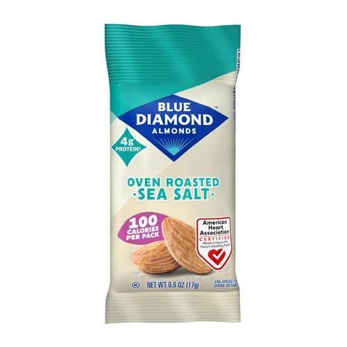 Vista 4 de Blue Diamond Almonds, Asado al horno, sal marina, 7 ct