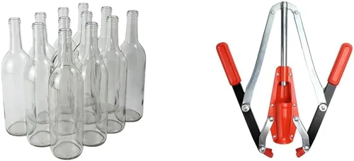 Vista 8 de FastRack Botellas de vino con 100 corchos de vino prémium