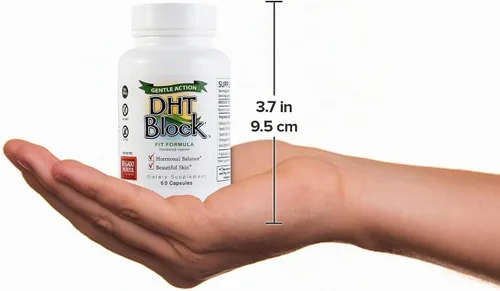 Vista 5 de Suplemento bloqueador de la DHT para combatir la pérdida de cabello, de DHT Block, 1 unidad, DHT, 1