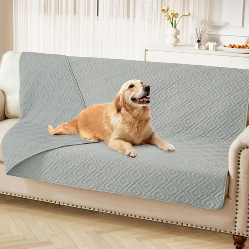 Vista 88 de hyha Manta impermeable para perros, funda suave para cama de perro, mantas para mascotas, funda impermeable para sofá y sillón para perros lavable