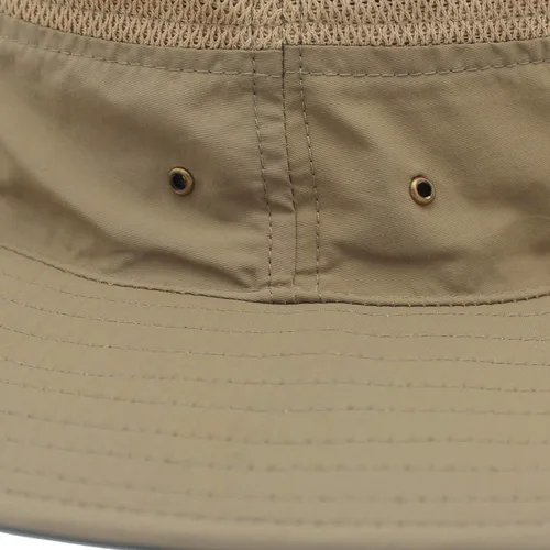 Vista 5 de Home Prefer - Sombrero para hombre con protección solar UPF 50+ de ala ancha y sombrero para pesca resistente al viento