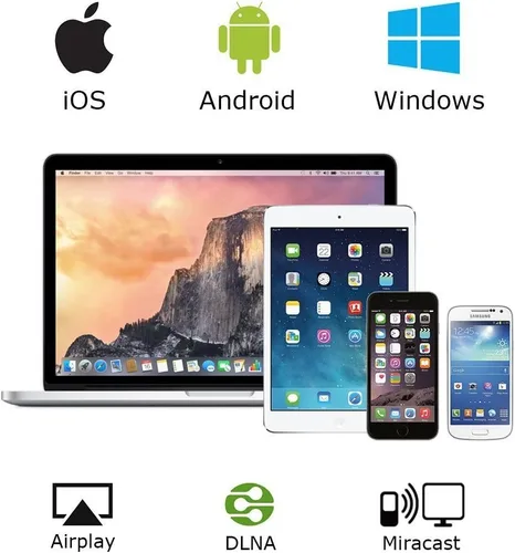 Vista 2 de SmartSee MiraScreen Adaptador de pantalla inalámbrico Dongle 1080P HD Screen Mirroring Media Player Stick para Tablet Smartphone Compatible